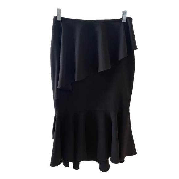 SCRIPTED RUFFLED SKIRT SZ SMALL - Picture 8 of 8